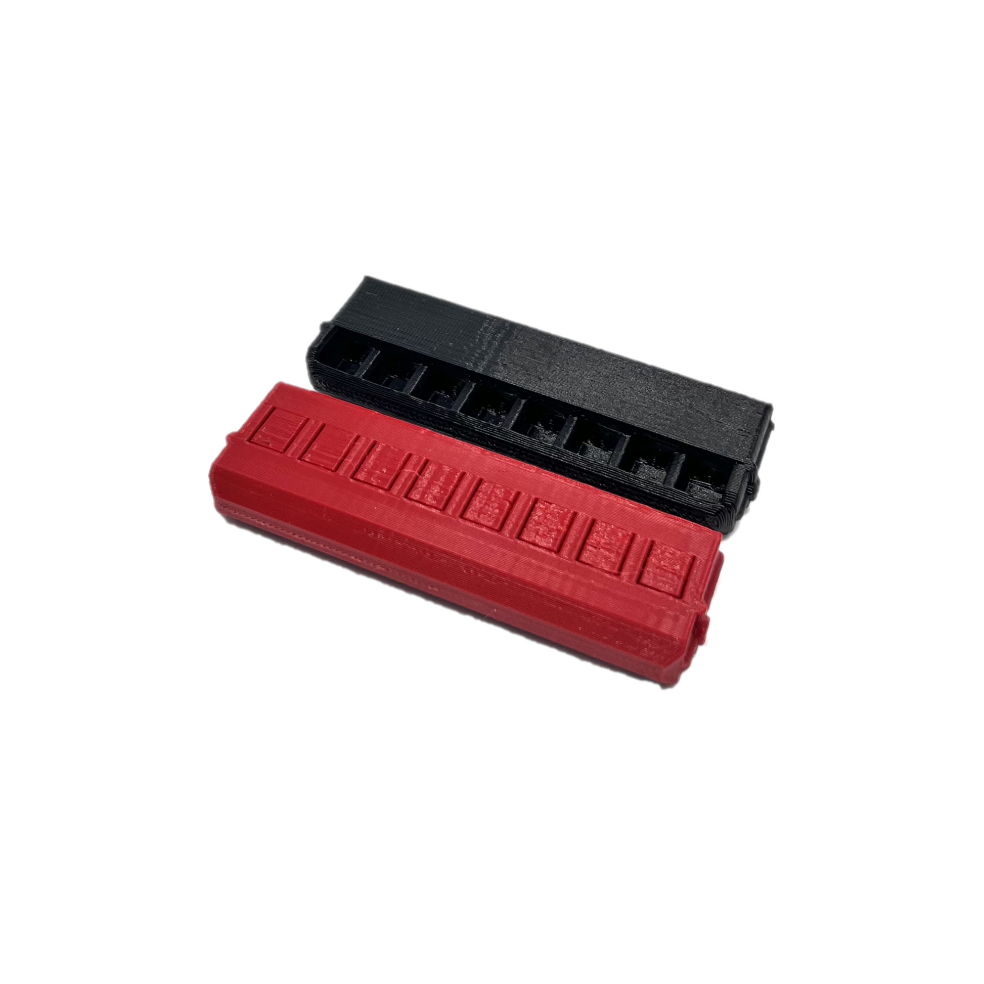 Bit Holders for Milwaukee Packout Custom Bins Red Black