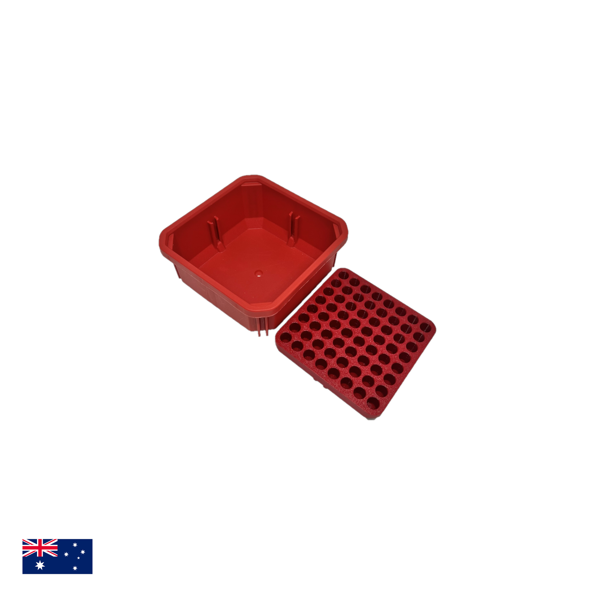 Magnetic 64 1/4" Hex Bit Holder for Milwaukee Packout - Red
