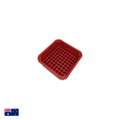 64 1/4" Hex Bit Holder for Milwaukee Packout Red With Bin