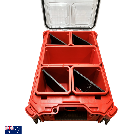 Deep Bin Half Divider for Milwaukee Packout - Full Set