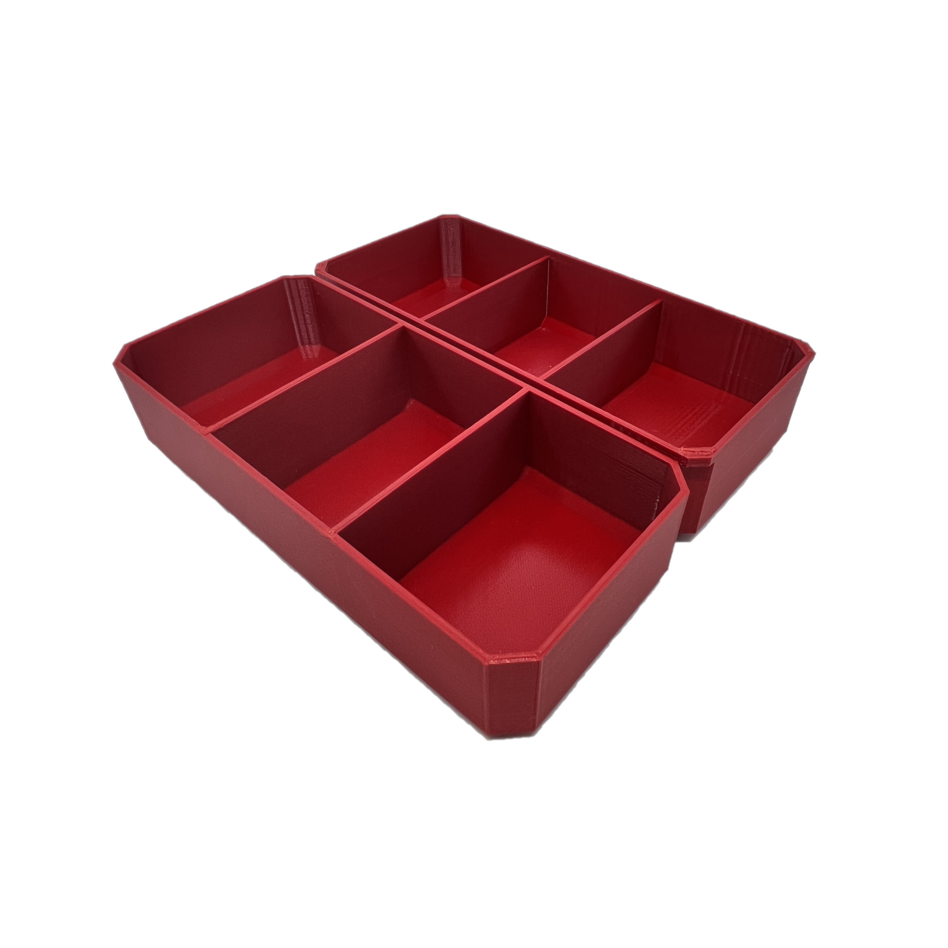 Long Nesting Insert Tray Bins for Milwaukee Packout 3-Way
