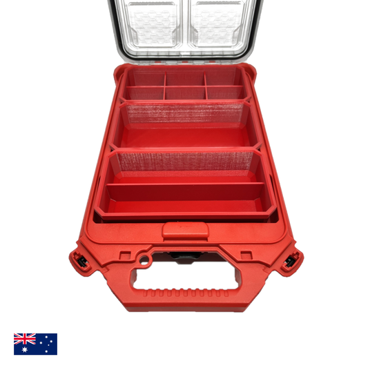 Long Divider Bin for Milwaukee Low Profile Packout Full Set