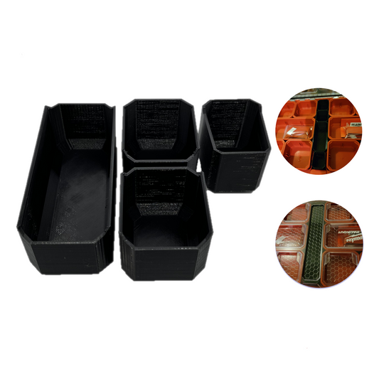 Middle Bins 4 Piece for Milwaukee Packout
